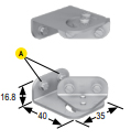 Banner Engineering Mounting Bracket; 2-piece swivel